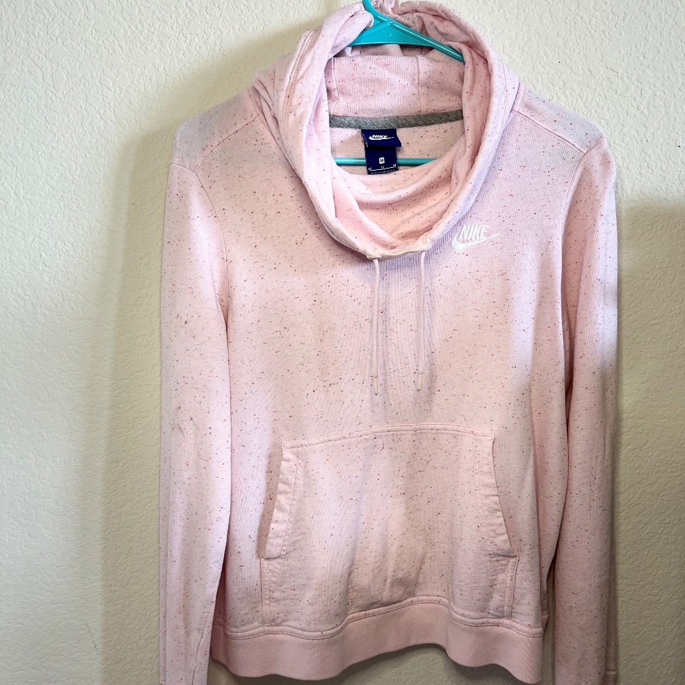 Nike Turtle Neck (M)-Pink